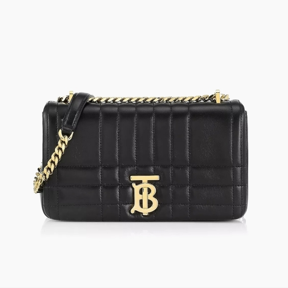 BURBERRY black mini quilted leather lola bag - Picture 1 of 12